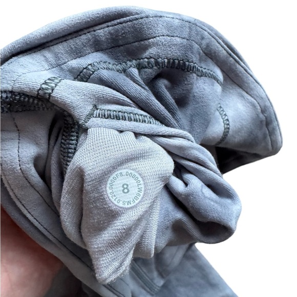 Lululemon Align Cross Waist Crop 21” Leggings - Diamond Dye Stargaze Pitch Grey - Picture 10 of 11